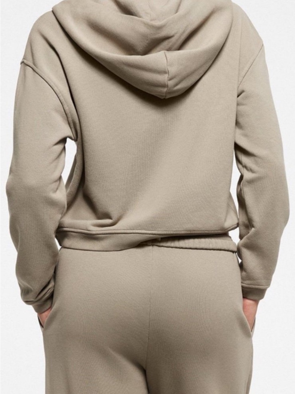 SKIMS Zip Hoodie in Taupe - Picture 2 of 5